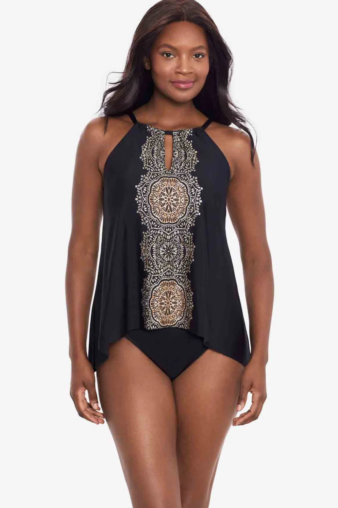 Cappadocia Peephole Tankini Top