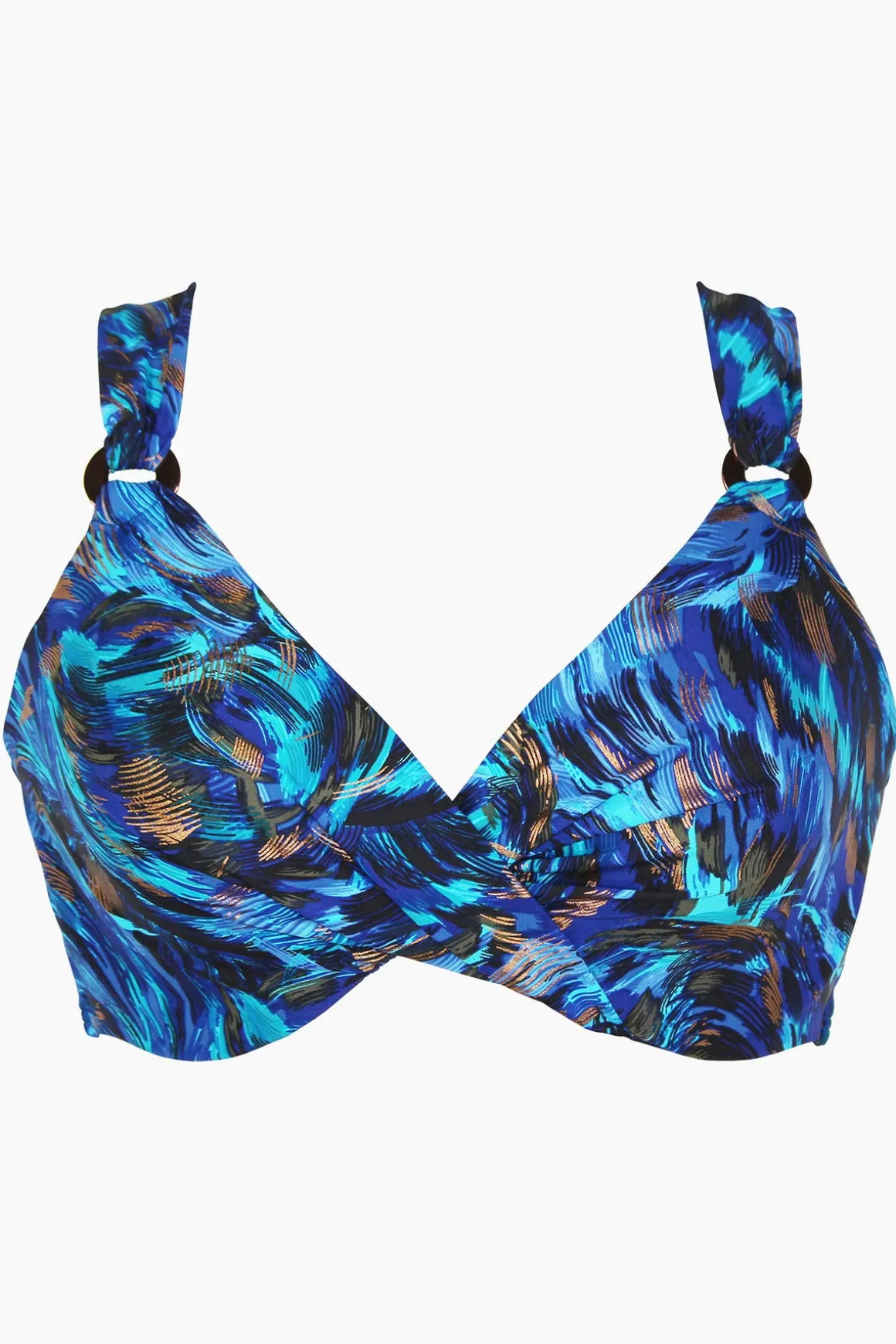 Fandango Plunge Swim Bra Top