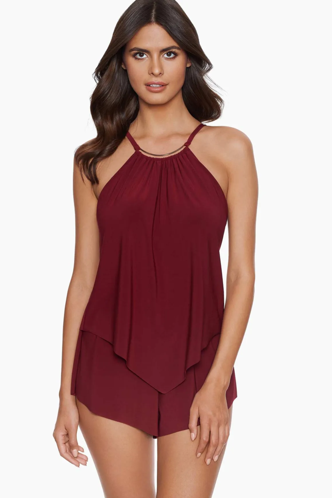Halo Effect Goldie One Piece Romper Swimsuit