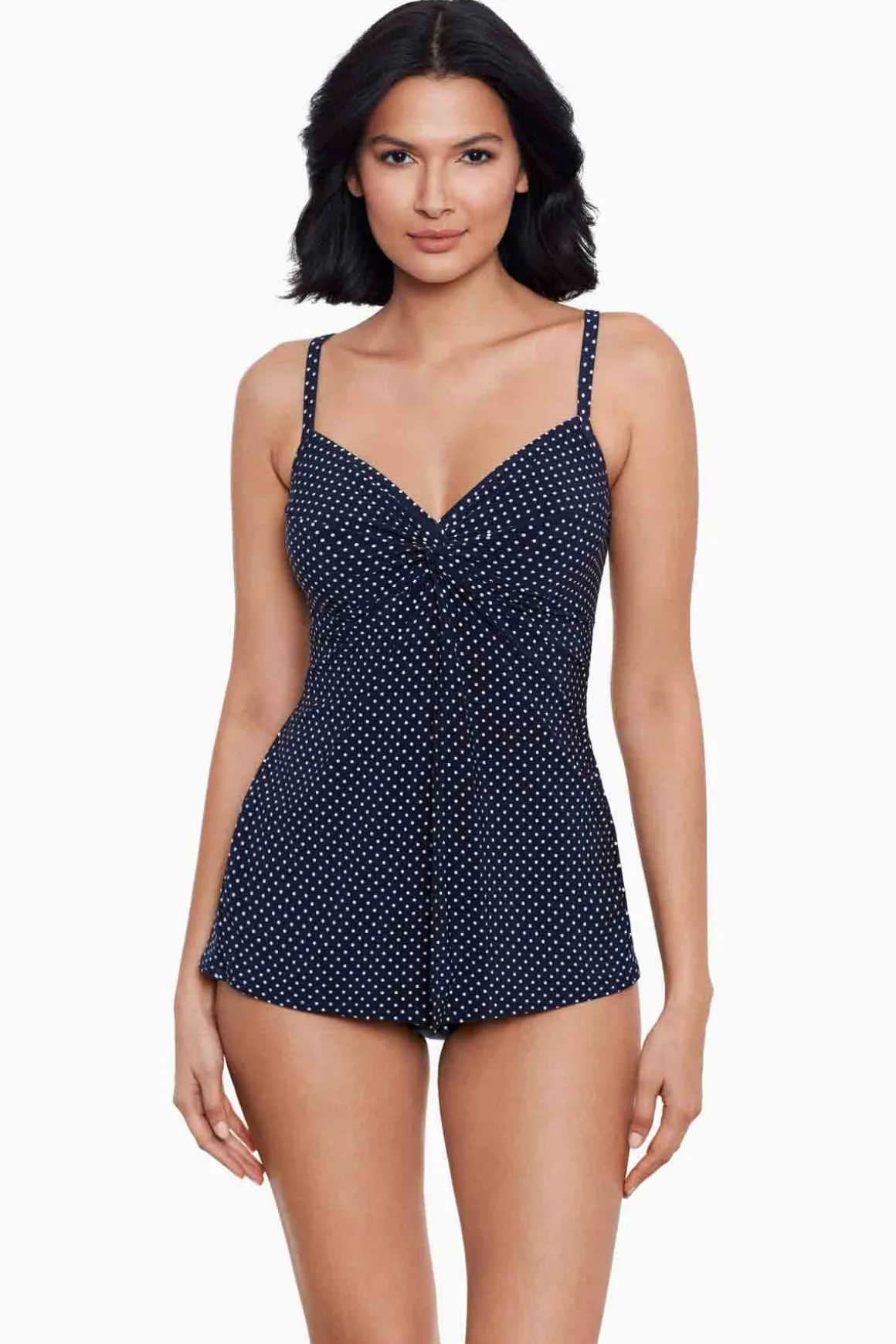 Pin Point Love Knot Tankini Top