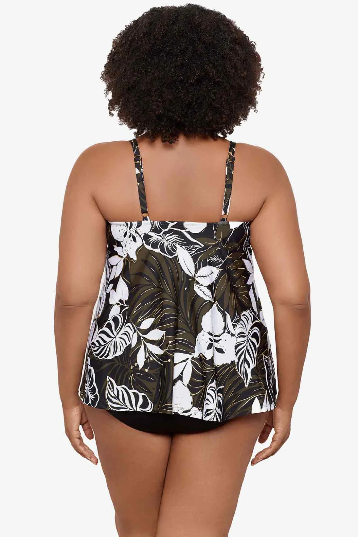 Plus Size Elle Dorado Love Knot Tankini Top