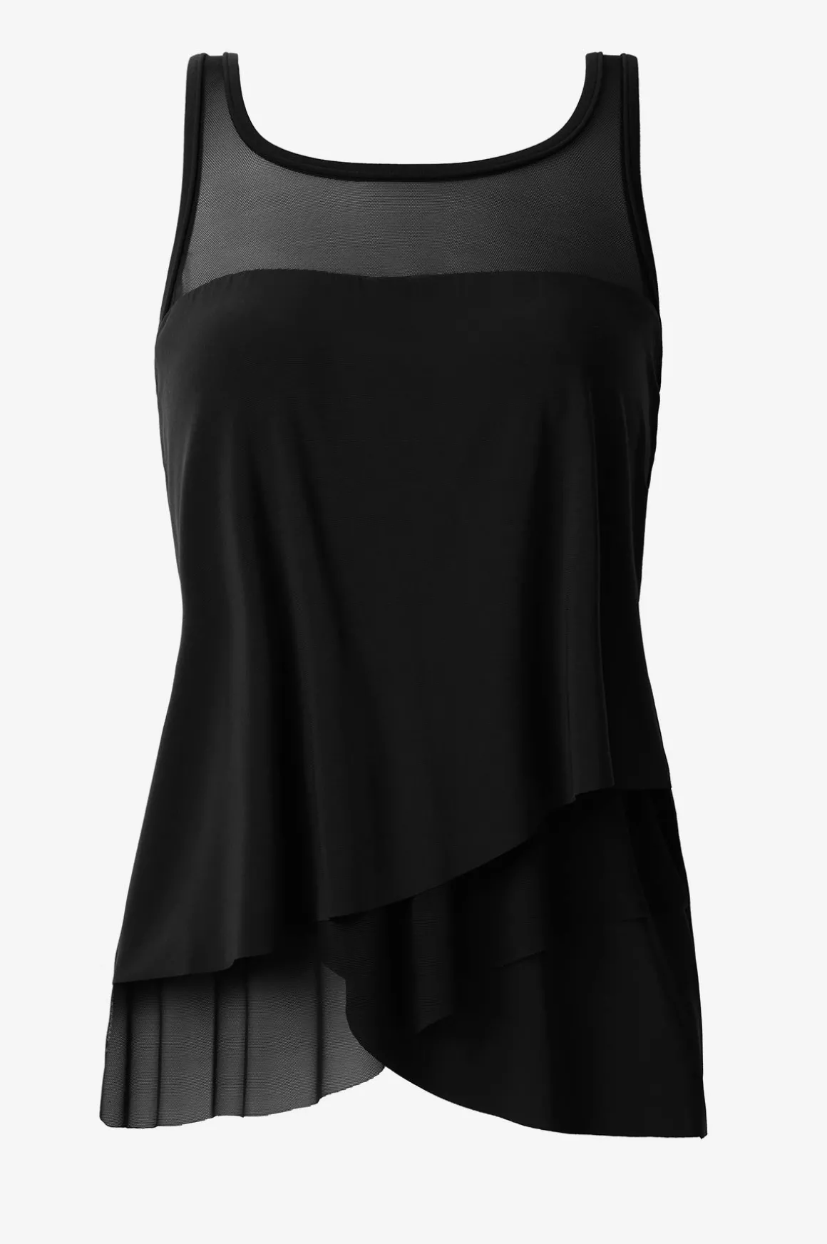 Plus Size Illusionists Mirage Underwire Tankini Top