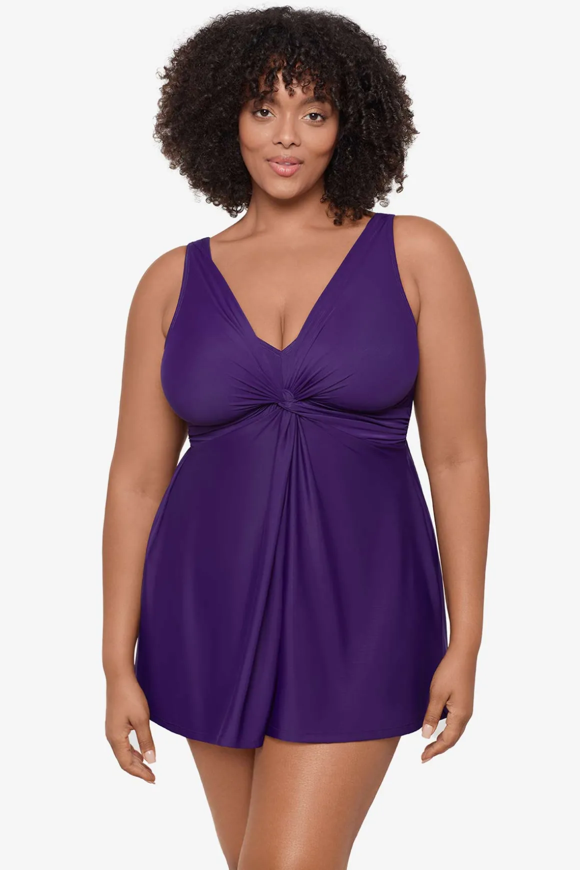 Plus Size Must Haves Marais One Piece Swim Dress