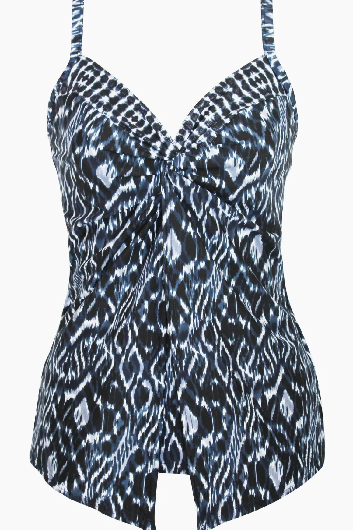Plus Size Palatium Love Knot Tankini Top
