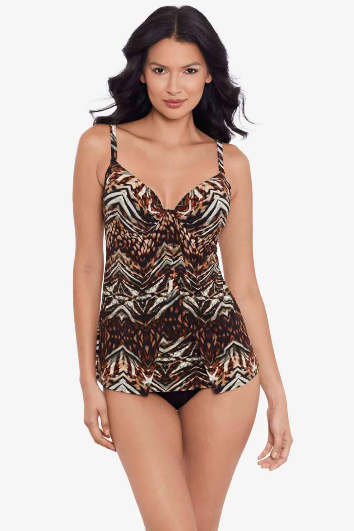 Tribal Tigress Gala Tankini Top
