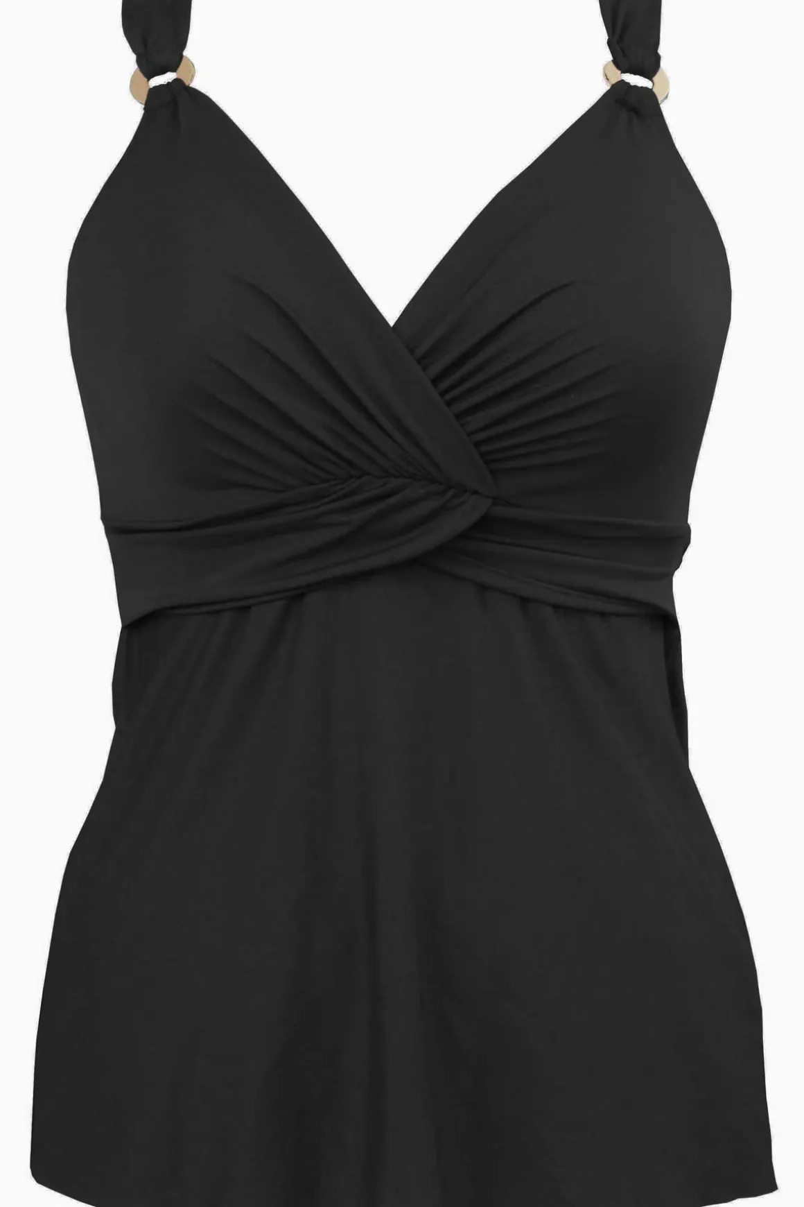 Underwire Plunge Tankini Top D-DDD Cup
